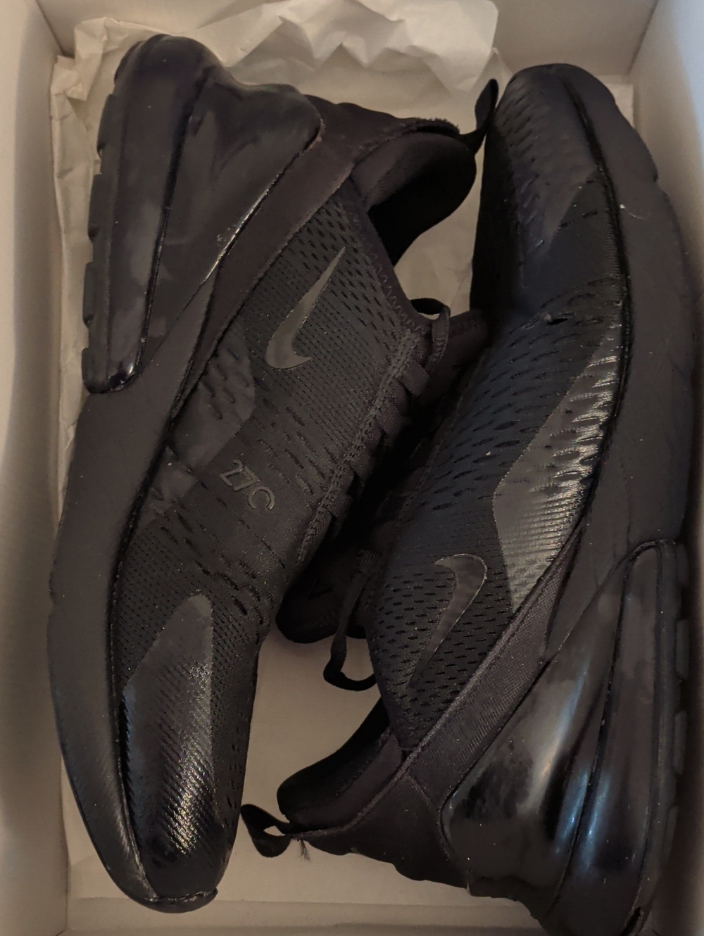 Nike Black Men's Air Max 270 Sneakers Sz 11